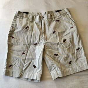 NWT Ralph Lauren Light Tan Embroidered Shorts